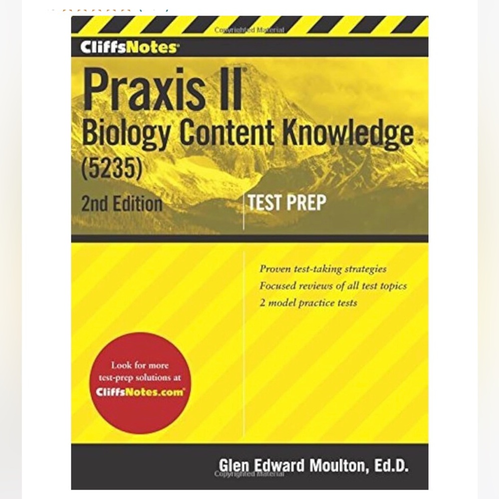 NEW • Biology PRAXIS II (5235) Biology Content Knowledge 2nd Edition Test Prep